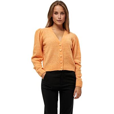 MI4489 Minus Women's Ayo Knit Cardigan Sweater, Apricot tan Melange, XL MI4489 Minus Women's Ayo Knit Cardigan Sweater, Apricot tan Melange, XL