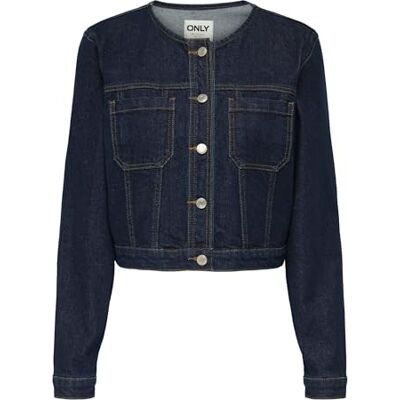 15356828-4847329 Only Onljoana Ls DNM Jacket Mae, Dark Blue Denim, M, niebieski (Dark Blue Denim), M 15356828-4847329 Only Onljoana Ls DNM Jacket Mae, Dark Blue Denim, M, niebieski (Dark Blue Denim), M