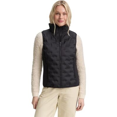 1046589 TOM TAILOR Damska kamizelka pikowana ze stójką, 14482 – Deep Black, S 1046589 TOM TAILOR Damska kamizelka pikowana ze stójką, 14482 – Deep Black, S