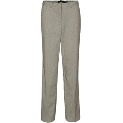 10319665 VERO MODA VMKAWI MW Straight Herringbone Pant, brązowy, 38W / 32L 10319665 VERO MODA VMKAWI MW Straight Herringbone Pant, brązowy, 38W / 32L