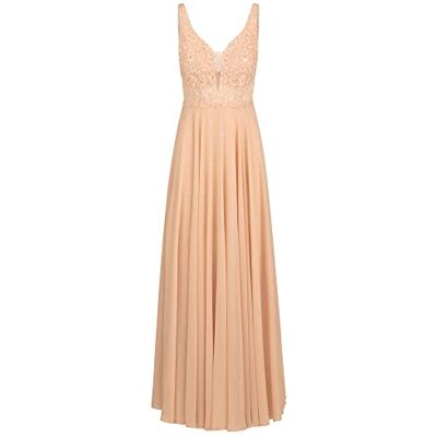 72438 ApartFashion Sukienka damska, luźna sukienka wieczorowa, szampan, normalna, Champangner, M 72438 ApartFashion Sukienka damska, luźna sukienka wieczorowa, szampan, normalna, Champangner, M