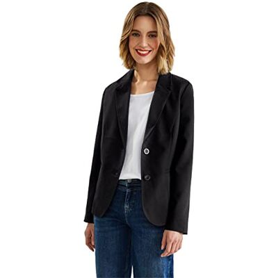 A211839 Street One Damska marynarka Twill, czarny, 38 A211839 Street One Damska marynarka Twill, czarny, 38