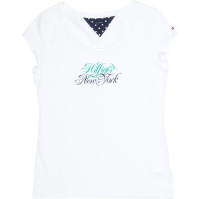 Bianca S/s T-shirt / 1487901646 Tommy Hilfiger Damska koszulka do spania, Bianca S/s T-shirt/1487901646, biały (100 Classic White), 36 Bianca S/s T-shirt / 1487901646 Tommy Hilfiger Damska koszulka do spania, Bianca S/s T-shirt/1487901646, biały (100 Classic White), 36