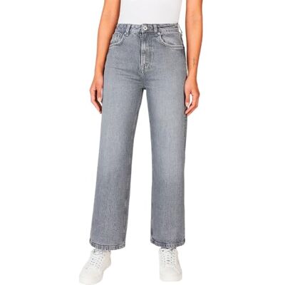 PL204731UN0000030 Pepe Jeans Dżinsy damskie proste UHW, szare (denim UN0), 30W/30L, Szary (Denim Un0), 30W / 30L PL204731UN0000030 Pepe Jeans Dżinsy damskie proste UHW, szare (denim UN0), 30W/30L, Szary (Denim Un0), 30W / 30L