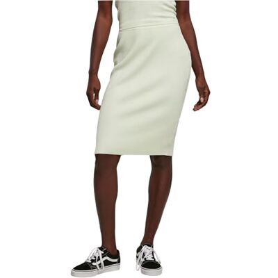TB5058 Urban Classics Women's Ladies Rib Knit Midi Skirt, lightmint, XL, miętowy, XL TB5058 Urban Classics Women's Ladies Rib Knit Midi Skirt, lightmint, XL, miętowy, XL