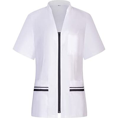 MZ-712 MISEMIYA Koszula damska sanitarna Jednolite Sanitarne Mundur HOSTELERIA 712, Negro 21, XL MZ-712 MISEMIYA Koszula damska sanitarna Jednolite Sanitarne Mundur HOSTELERIA 712, Negro 21, XL