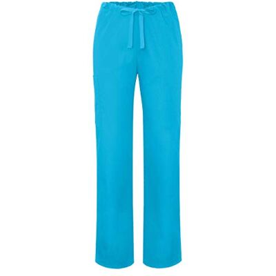 504 Adar Universal Unisex Scrubs spodnie ze zwężanymi nogawkami ze sznurkiem, turkusowy, L 504 Adar Universal Unisex Scrubs spodnie ze zwężanymi nogawkami ze sznurkiem, turkusowy, L