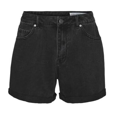 10279493-4392068 VERO MODA Vmzuri Hr Loose szorty damskie Mix Noos, czarny denim, XS 10279493-4392068 VERO MODA Vmzuri Hr Loose szorty damskie Mix Noos, czarny denim, XS