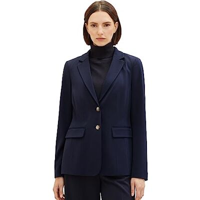 1035882 TOM TAILOR Damska marynarka Basic, 10668 Sky Captain Blue, 36 1035882 TOM TAILOR Damska marynarka Basic, 10668 Sky Captain Blue, 36