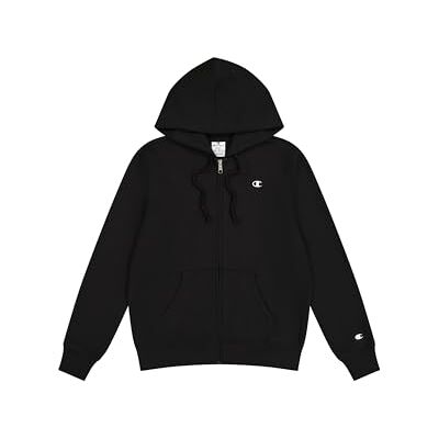 116817 Champion Legacy Basics W-Light Powerblend Fleece Full Zip Bluza z kapturem damska, Czarny, XXL 116817 Champion Legacy Basics W-Light Powerblend Fleece Full Zip Bluza z kapturem damska, Czarny, XXL