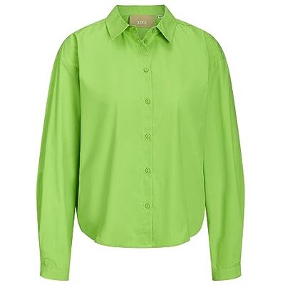 12203522 JACK & JONES Damska koszulka Jjxx Jxmission Ls Relax Noos Bluzka, zielony (Green Flash), L 12203522 JACK & JONES Damska koszulka Jjxx Jxmission Ls Relax Noos Bluzka, zielony (Green Flash), L