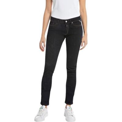 WH689 .000.661 FI3 Replay Damskie dżinsy skinny fit New Luz Forever Dark Kolekcja, 007 Dark Blue, 23W / 28L WH689 .000.661 FI3 Replay Damskie dżinsy skinny fit New Luz Forever Dark Kolekcja, 007 Dark Blue, 23W / 28L