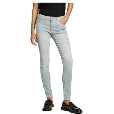 PL204583UI7000031 Pepe Jeans Dżinsy damskie SKINNY LW SOHO, szare (Denim UI7), 31W/30L, Szary (Denim Ui7), 31W / 30L PL204583UI7000031 Pepe Jeans Dżinsy damskie SKINNY LW SOHO, szare (Denim UI7), 31W/30L, Szary (Denim Ui7), 31W / 30L
