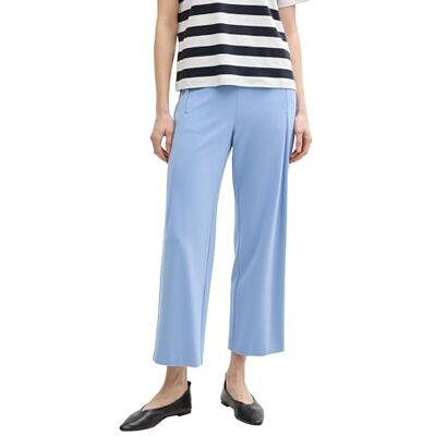 1045424 TOM TAILOR Damskie spodnie Cropped Straight Leg, 37106 Flawless Blue, 34W / 28L 1045424 TOM TAILOR Damskie spodnie Cropped Straight Leg, 37106 Flawless Blue, 34W / 28L