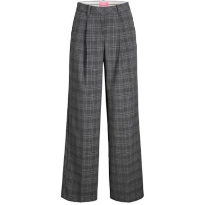 12248958-4786359 JACK & JONES Jxellis Wide Hw Pant TLR Noos, ciemnoszary melanż, M 12248958-4786359 JACK & JONES Jxellis Wide Hw Pant TLR Noos, ciemnoszary melanż, M