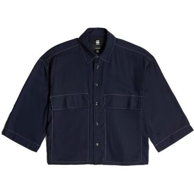 D26018 G-STAR RAW Boxy S Wmn koszulka damska, Niebieski (Osaka Blue -d923-3873), XS D26018 G-STAR RAW Boxy S Wmn koszulka damska, Niebieski (Osaka Blue -d923-3873), XS
