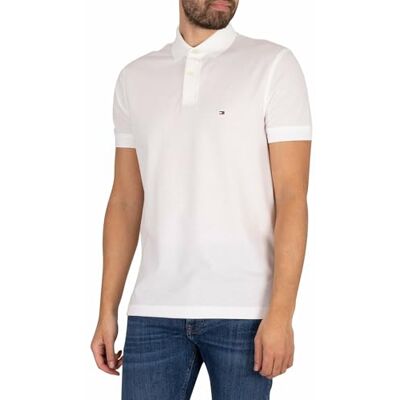 MW0MW17770 Tommy Hilfiger Mężczyźni 1985 Regular Koszulka Polo, Biały, 3XL MW0MW17770 Tommy Hilfiger Mężczyźni 1985 Regular Koszulka Polo, Biały, 3XL