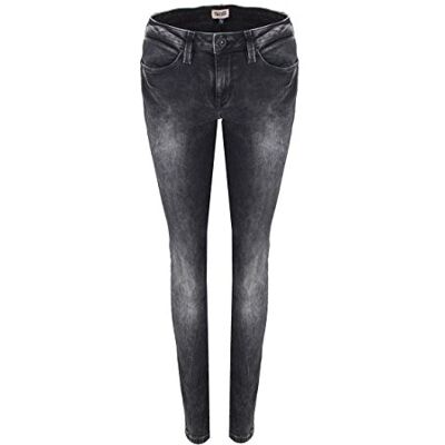 1657661067-941 Tommy Jeans Damskie spodnie jeansowe Nora Skinny, Czarny (Black Ripped Bleach Stretch 941), 32W / 32L 1657661067-941 Tommy Jeans Damskie spodnie jeansowe Nora Skinny, Czarny (Black Ripped Bleach Stretch 941), 32W / 32L