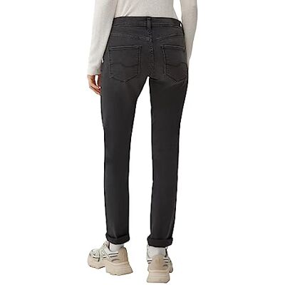 50.2.51.26.185.2127680 Q/S by s.Oliver Damskie spodnie dżinsowe, slim fit, szare, 32/34, szary, 32W / 34L 50.2.51.26.185.2127680 Q/S by s.Oliver Damskie spodnie dżinsowe, slim fit, szare, 32/34, szary, 32W / 34L
