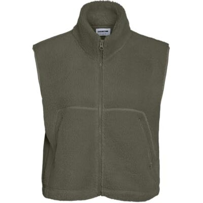 27036457-4982040 NOISY MAY Nmmasey Short Teddy Vest Fwd Noos, Kalamata, XL 27036457-4982040 NOISY MAY Nmmasey Short Teddy Vest Fwd Noos, Kalamata, XL