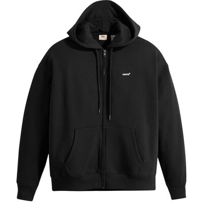 A5945 Levi's Everyday Zip Hoodie Anthracite Night Fle, Caviar, S A5945 Levi's Everyday Zip Hoodie Anthracite Night Fle, Caviar, S