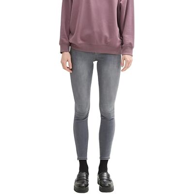 1040736 TOM TAILOR Denim Damskie dżinsy NELA Extra Skinny, 10219 Used Mid Stone Grey Denim, (L) W / 32L 1040736 TOM TAILOR Denim Damskie dżinsy NELA Extra Skinny, 10219 Used Mid Stone Grey Denim, (L) W / 32L
