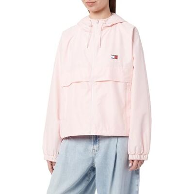 DW0DW20672 Tommy Jeans Damska kurtka wiatrówka TJW ESSENTIAL WINDBREAKER EXT, różowa, XL, Różowy (szlachetny róż), XL DW0DW20672 Tommy Jeans Damska kurtka wiatrówka TJW ESSENTIAL WINDBREAKER EXT, różowa, XL, Różowy (szlachetny róż), XL