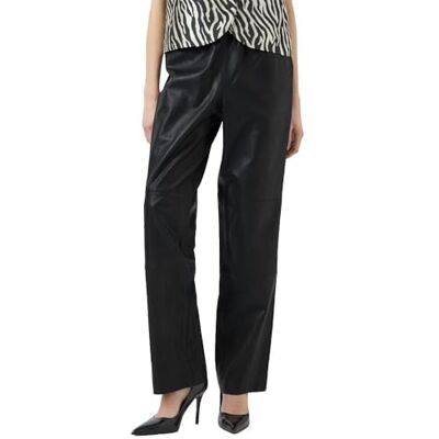 26038927-4868519 Y.A.S Yassophie Hw Leather Pants Noos, czarny, M 26038927-4868519 Y.A.S Yassophie Hw Leather Pants Noos, czarny, M