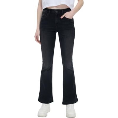 51688-15193-55201 LTB Jeans Damskie novi – rozkloszowane dopasowanie z wysoką talią i zamkiem błyskawicznym w kolorze szarym z mieszanki bawełny, Spodnie Odzież Damska – rozmiar W27L32, Oriane Wash 55201, 27W / 32L 51688-15193-55201 LTB Jeans Damskie novi – rozkloszowane dopasowanie z wysoką talią i zamkiem błyskawicznym w kolorze szarym z mieszanki bawełny, Spodnie Odzież Damska – rozmiar W27L32, Oriane Wash 55201, 27W / 32L