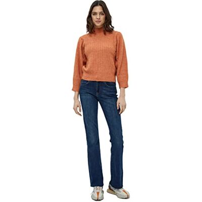 MI4347 Minus 33 Damski sweter z dzianiny DITA, Pieczony na słońcu melanż, XXL MI4347 Minus 33 Damski sweter z dzianiny DITA, Pieczony na słońcu melanż, XXL