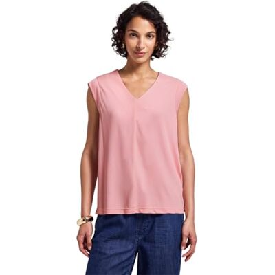 3226134 Street One Damska koszula strukturalna o jedwabistym wyglądzie, Blush Peach, 44 3226134 Street One Damska koszula strukturalna o jedwabistym wyglądzie, Blush Peach, 44