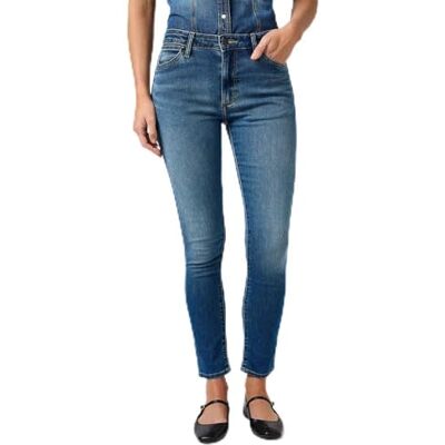 112362639 Wrangler Damskie dżinsy Skinny, Skinny Fit, obcisłe nogawki, Dingey Fade, 32W / 32L 112362639 Wrangler Damskie dżinsy Skinny, Skinny Fit, obcisłe nogawki, Dingey Fade, 32W / 32L