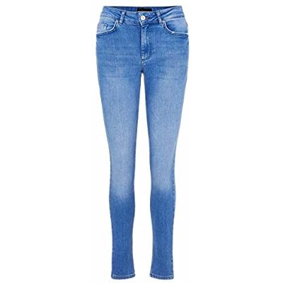 17114905 PIECES Spodnie Damskie, Dżinsy Damskie, Niebieski (Medium Blue Denim), S 17114905 PIECES Spodnie Damskie, Dżinsy Damskie, Niebieski (Medium Blue Denim), S
