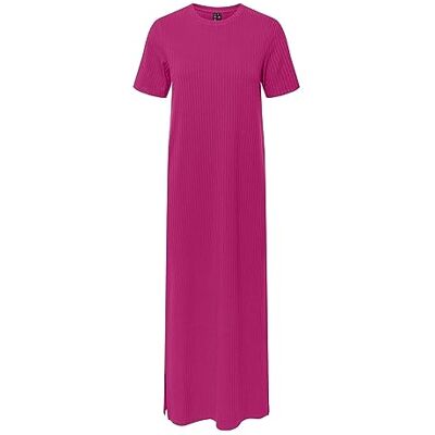 17132569 PIECES PCKYLIE SS O-Neck Sukienka NOOS, Beetroot Purple, M 17132569 PIECES PCKYLIE SS O-Neck Sukienka NOOS, Beetroot Purple, M