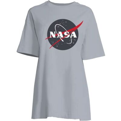 WONASADBT010 Nasa Damska koszula nocna, Kremowy Niebieski, XL WONASADBT010 Nasa Damska koszula nocna, Kremowy Niebieski, XL