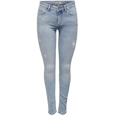 15309473 ONLY Damskie spodnie jeansowe, jasnoniebieski (light blue denim), (XS) W / 34L 15309473 ONLY Damskie spodnie jeansowe, jasnoniebieski (light blue denim), (XS) W / 34L