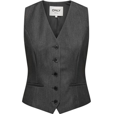 15331287-4583505 Only Onliris-Hattie Waistcoat Tlr, ciemnoszary melanż, 32 15331287-4583505 Only Onliris-Hattie Waistcoat Tlr, ciemnoszary melanż, 32