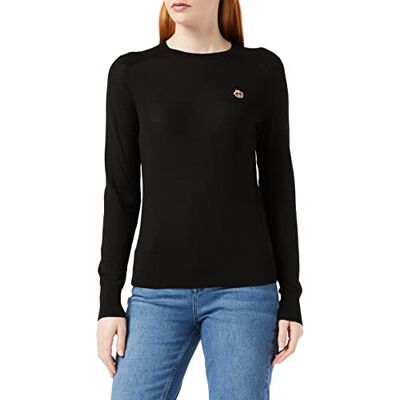 256098 Ted Baker Damski sweter WMK-AVERIII-Merino Edit z okrągłym dekoltem sweter, czarny, 5 256098 Ted Baker Damski sweter WMK-AVERIII-Merino Edit z okrągłym dekoltem sweter, czarny, 5