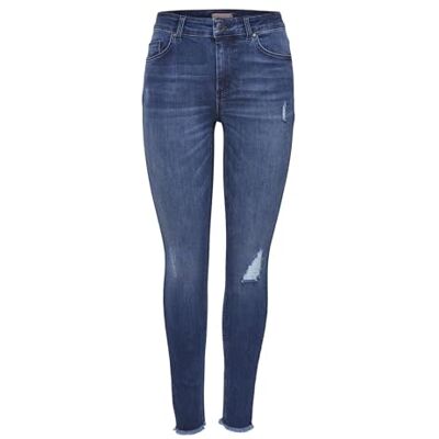 15159306-Medium Blue Denim ONLY Dżinsy damskie skinny OnlBLUSH średnia talia skinny fit jeans, niebieski (Medium Blue Denim Medium Blue Denim), 34-XS-L 15159306-Medium Blue Denim ONLY Dżinsy damskie skinny OnlBLUSH średnia talia skinny fit jeans, niebieski (Medium Blue Denim Medium Blue Denim), 34-XS-L