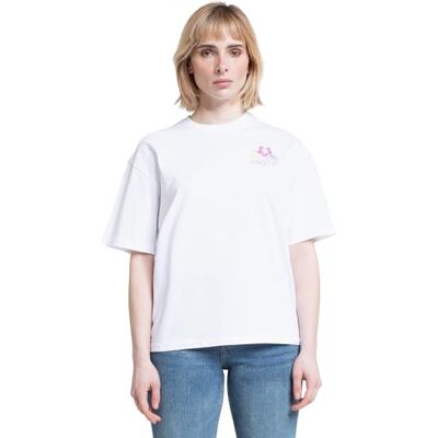 210056000003 Ocean Pacific La Jolla T-shirt damski, biały/wielokolorowy, S 210056000003 Ocean Pacific La Jolla T-shirt damski, biały/wielokolorowy, S