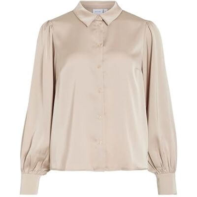 14107462-4849341 Vienna Ravenna L/S Balloon Shirt Noos, Cement, 34 14107462-4849341 Vienna Ravenna L/S Balloon Shirt Noos, Cement, 34