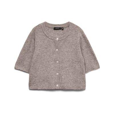 10346785-5012980 VERO Moda Vmsoffe damski kardigan 2/4 okrągły dekolt Noos Vmsoffe 2/4 O-Neck Cardigan Noos (1 opakowanie), Moon Rock, M 10346785-5012980 VERO Moda Vmsoffe damski kardigan 2/4 okrągły dekolt Noos Vmsoffe 2/4 O-Neck Cardigan Noos (1 opakowanie), Moon Rock, M