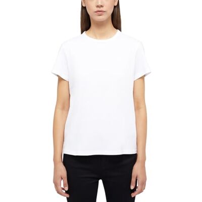 1013929-2045 MUSTANG Damski T-shirt ADA Regular Fit XS S M L XL biały czarny bawełna, General White 2045, S 1013929-2045 MUSTANG Damski T-shirt ADA Regular Fit XS S M L XL biały czarny bawełna, General White 2045, S