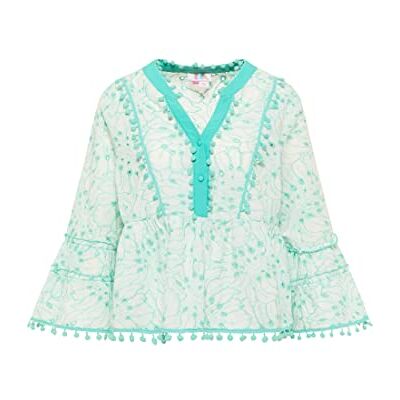 21323943-ES01 ESHA Tunika damska, Biały, Aqua, M 21323943-ES01 ESHA Tunika damska, Biały, Aqua, M