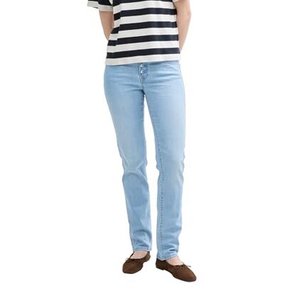 1047031 TOM TAILOR Damskie dżinsy Alexa Straight Jeans, 10280-Light Stone Wash Denim, 33W x 32L, 10280 jasny kamień sprany dżins, 33W / 32L 1047031 TOM TAILOR Damskie dżinsy Alexa Straight Jeans, 10280-Light Stone Wash Denim, 33W x 32L, 10280 jasny kamień sprany dżins, 33W / 32L