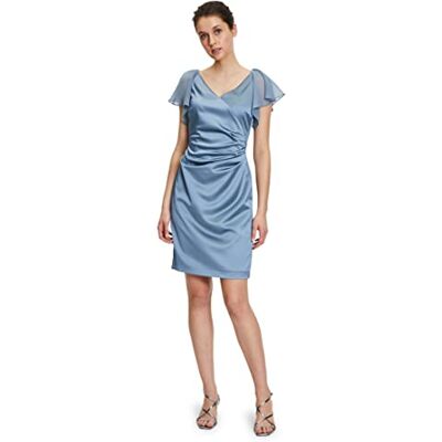 4636/4049 Vera Mont Vera Mont Sukienka damska, Bluish Grey, 42 4636/4049 Vera Mont Vera Mont Sukienka damska, Bluish Grey, 42