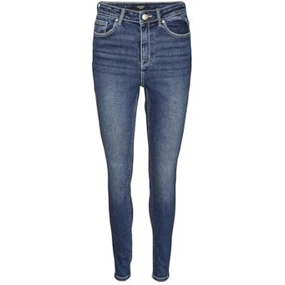 10294378 VERO MODA Dżinsy damskie, niebieski (Dark Blue Denim), (XS) W / 32L 10294378 VERO MODA Dżinsy damskie, niebieski (Dark Blue Denim), (XS) W / 32L