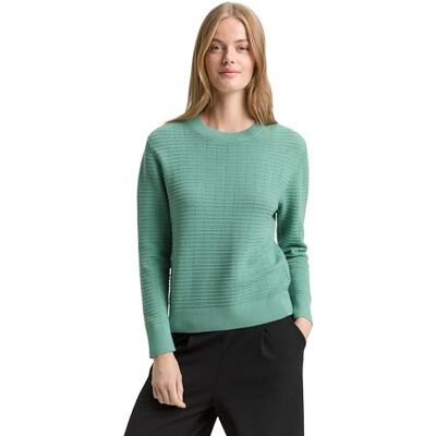 1049094 TOM TAILOR Denim Sweter damski, 10978 Bleeched Green, L 1049094 TOM TAILOR Denim Sweter damski, 10978 Bleeched Green, L