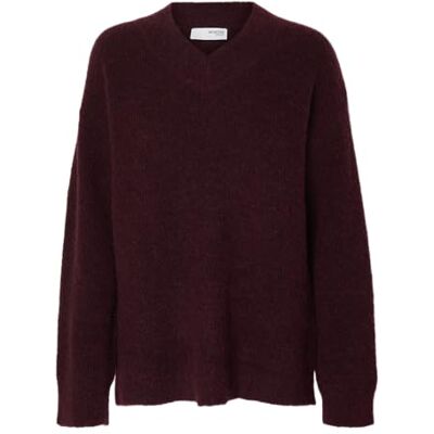 16098142-4784708 SELECTED FEMME Slfsia Ras Ls Knit Long V-Neck Noos, Fig, L 16098142-4784708 SELECTED FEMME Slfsia Ras Ls Knit Long V-Neck Noos, Fig, L