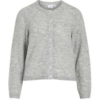 14111025-4878020 Vilory O-Neck L/S Knit Cardigan-Noos, jasnoszary melanżowy, XL 14111025-4878020 Vilory O-Neck L/S Knit Cardigan-Noos, jasnoszary melanżowy, XL